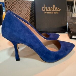 Charles by Charles David Royal Blue Heels